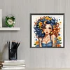 Diamond Painting -DIY Round Drill Partial AB Summer Girl(45x45 CM)
