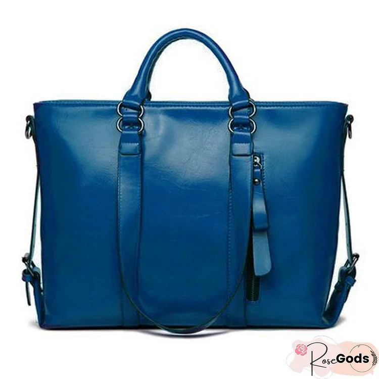 Women High Capacity Stylish Pu Leather Messenger Bag Socialite Handbag