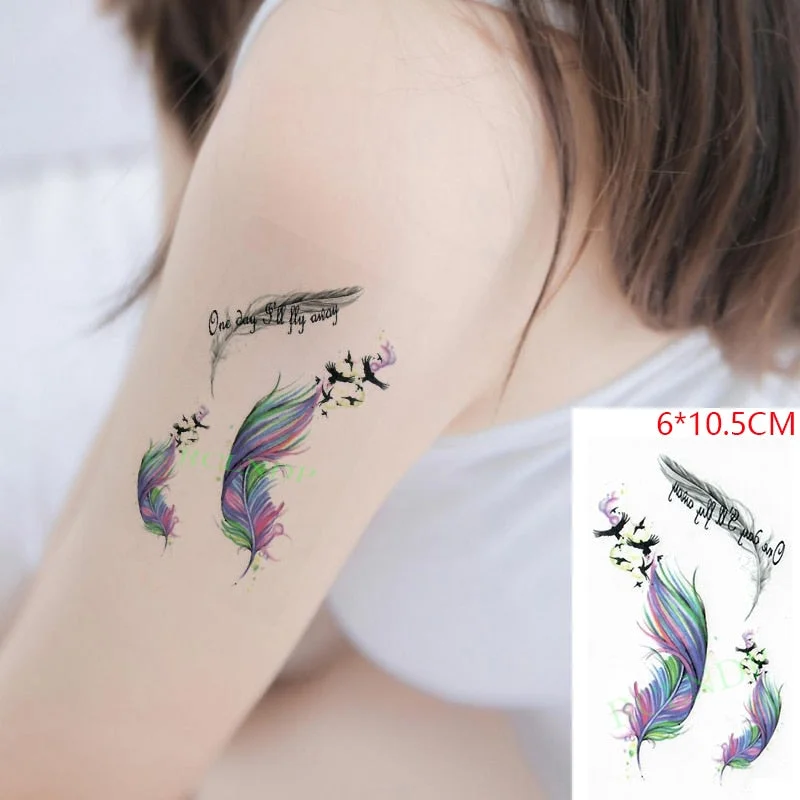 Waterproof Temporary Tattoo cute squirrel fox dog rabbit owl Cat animal fake tatto stickers flash tatoo for kids girl women lady