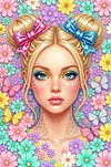 Luxury AB Velvet Diamond Painting Kit - Beauty