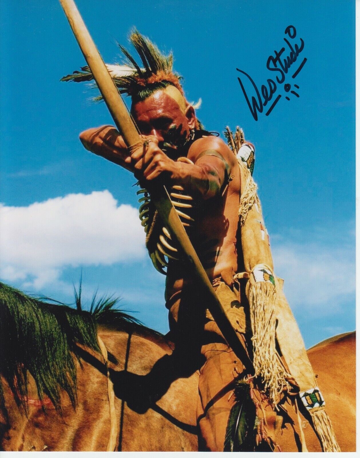 Wes Studi 8x10 Signed Photo Poster painting w/ COA - #2