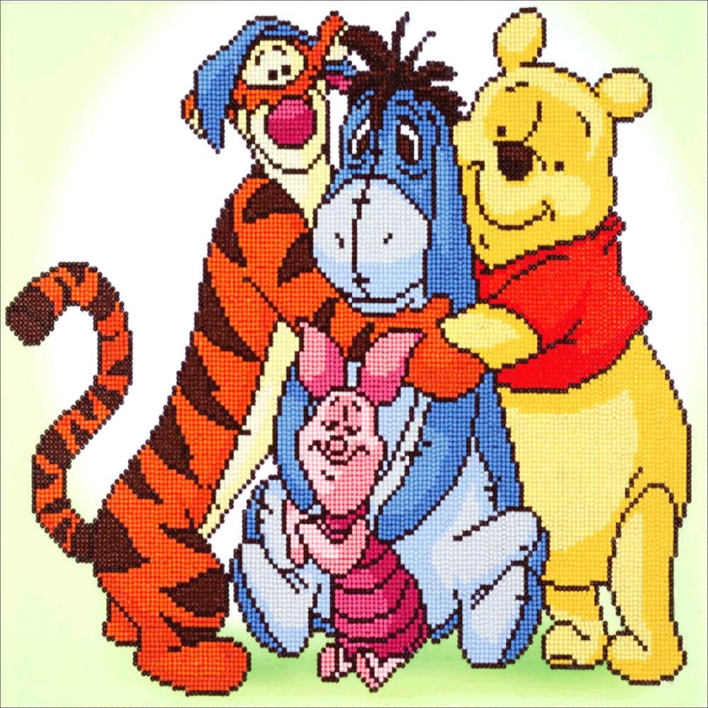 

Cartoon Bear-Round Drill Diamond Painting-40*40CM, 501 Original