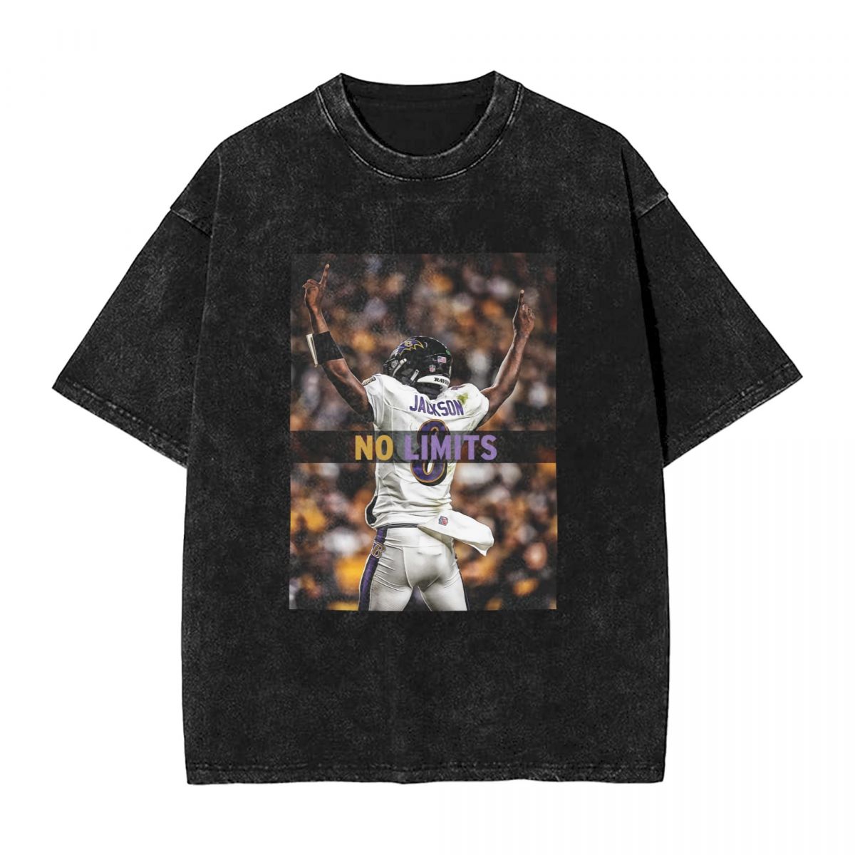 Baltimore Ravens Lamar Jackson 2022 Motivational Men's Vintage Oversized T-Shirts