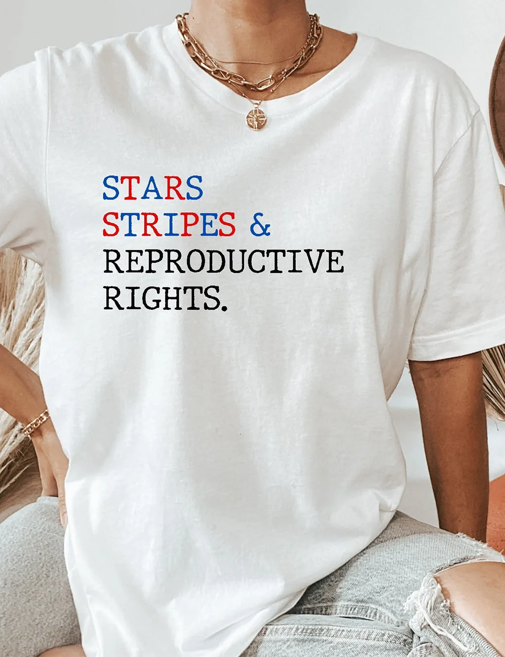 Stars Stripes Reproductive Rights Tee