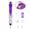 DIY Diamond Painting Stift Diamond Art Stift Diamond Painting Werkzeuge (8 Stück lila)