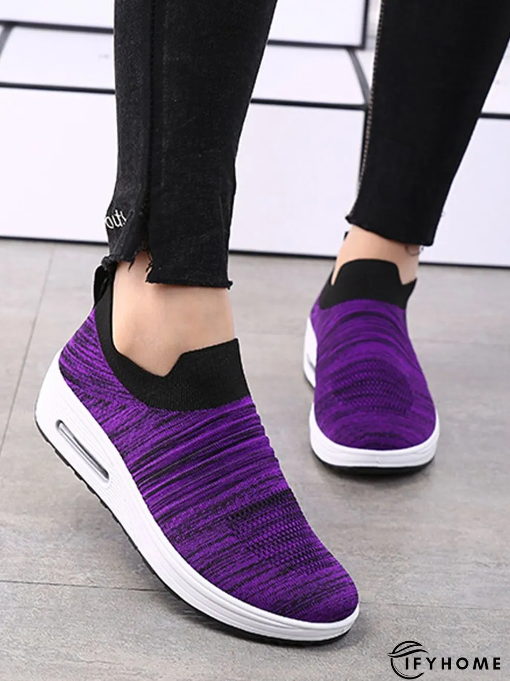 Breathable Minimalist Slip On Rocking Fly Woven Shoes | IFYHOME
