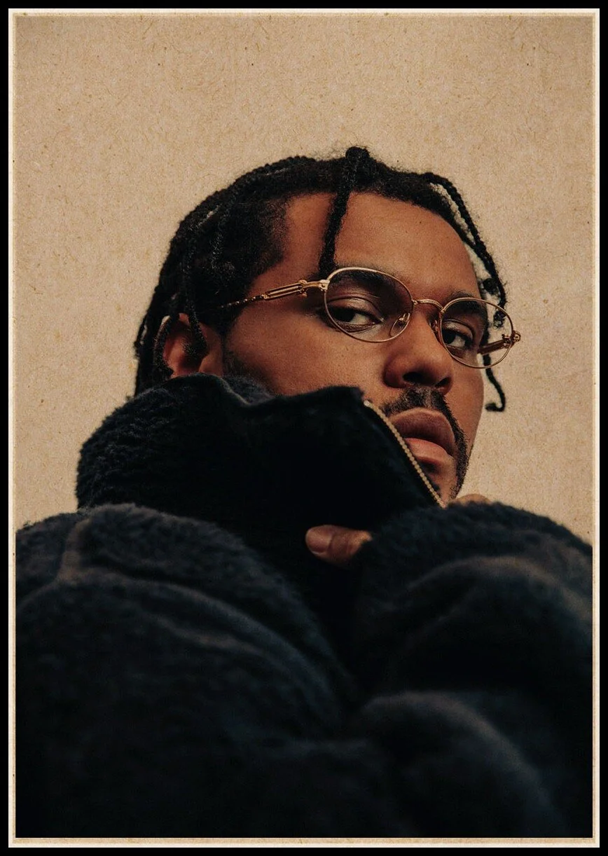 Athvotar Rapper Posters Hip Hop The Weeknd Wiken Potted Brother Quality Vintage Kraft Paper Painting Poster Living Room Wall Decor 703-1