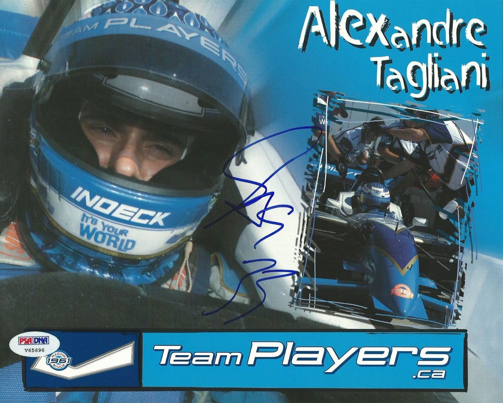 Alexandre Alex Tagliani Signed 8x10 Photo Poster painting PSA/DNA COA NASCAR Indy Champ Car Auto