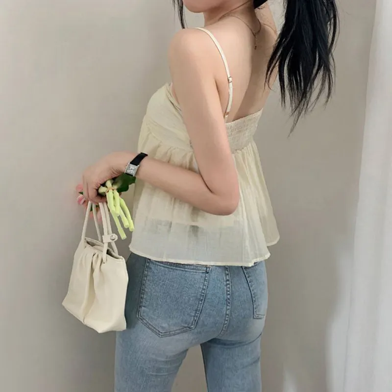 Velvet Lace Up Camisole (Medium)