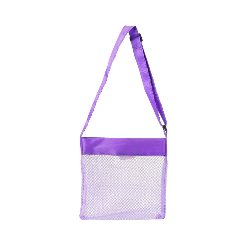 Vacation Solid Color Square Zipper Beach Bag