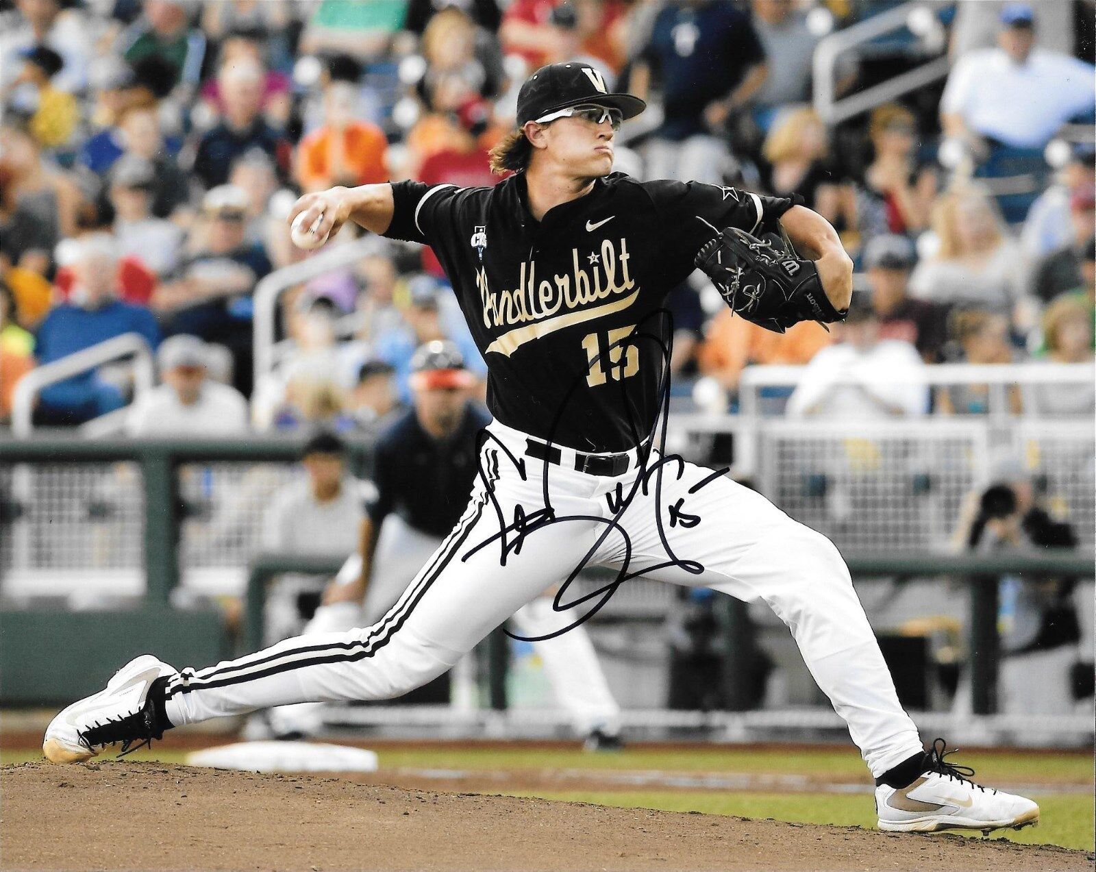 CARSON FULMER HAND SIGNED VANDERBILT COMMODORES 8X10 Photo Poster painting W/COA