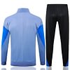 Joyfball 2024/2025 Internazionale Milan Long Zipped Jacket Grey Soccer Jersey 1:1 Thai Quality 