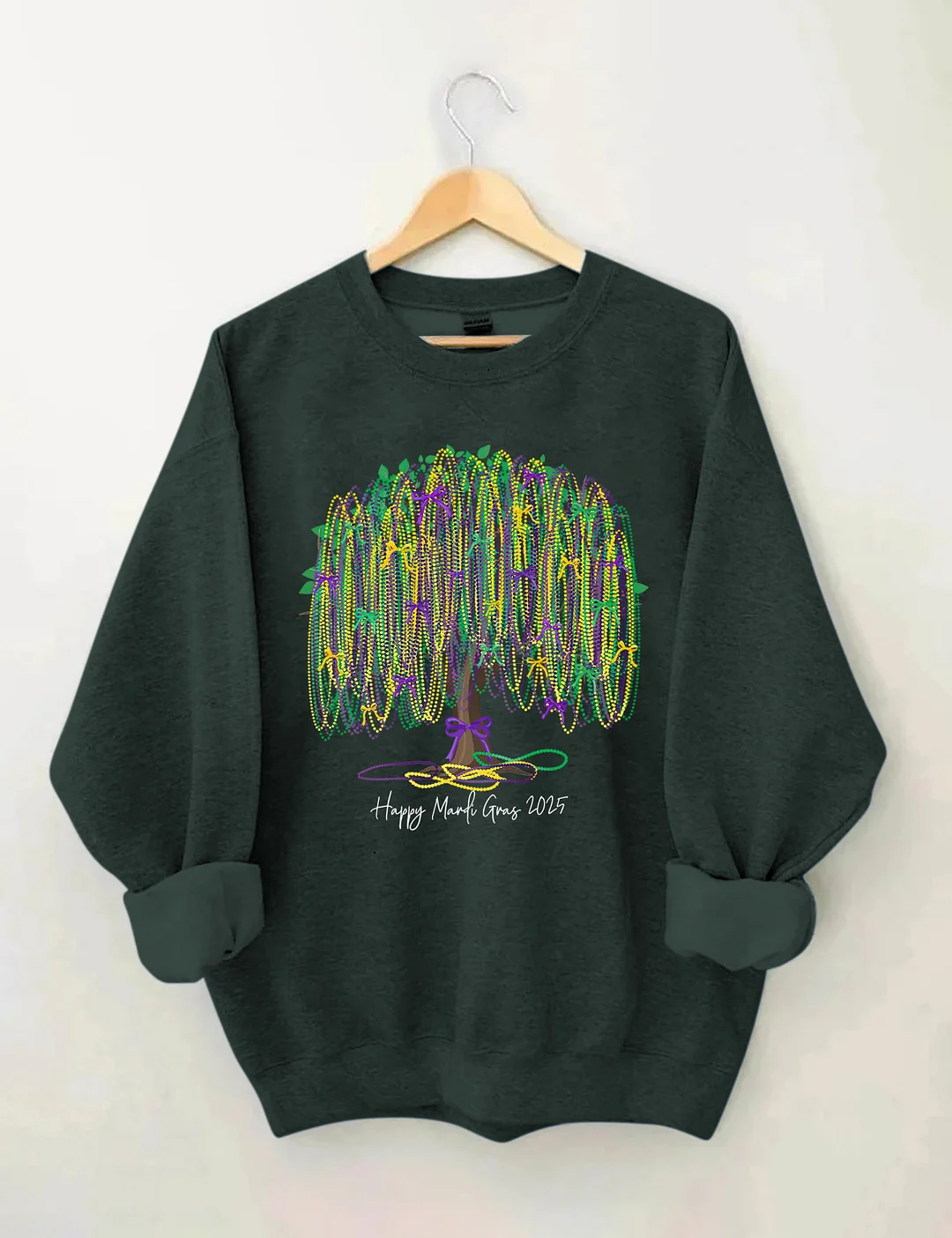 Mardi Gras Tree Sweatshirt
