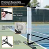 [US Local Warehouse] 22ft Telescopic Peak Ball Posts with Wheels Movable Net Posts Frame Pickleball Training Netting for Indoor & Outdoor Courts