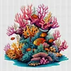 Undersea Coral-14CT Stamped Cross Stitch 60*60cm/23.62*23.62in(Big Size)