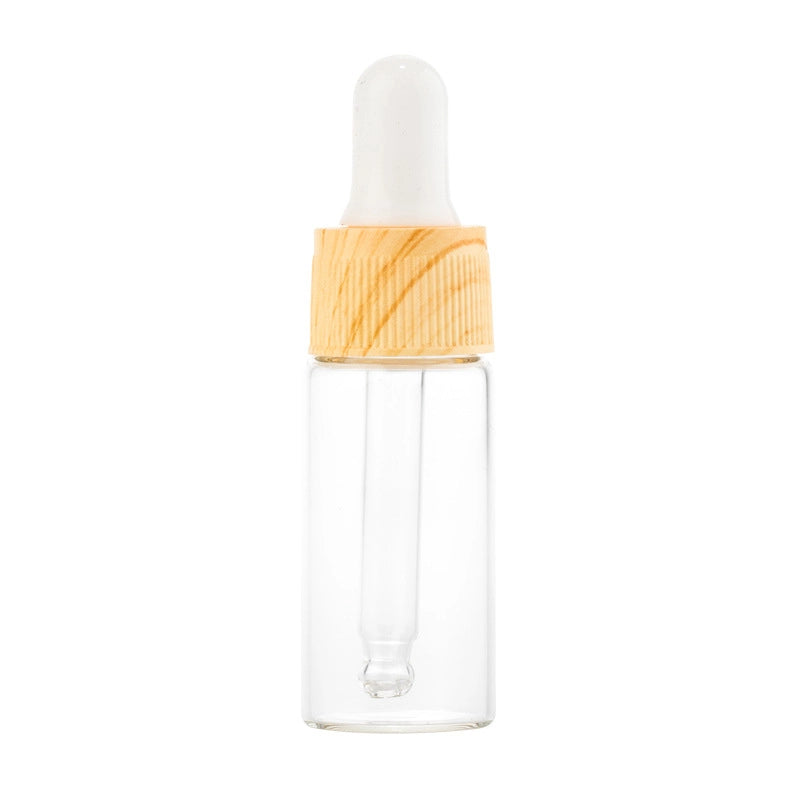 Wood Grain Glass Dropper Sub-bottling Sample Essential Oil Empty Bottle Foundation Cosmetic Travel Portable Bottle