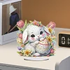 DIY Easter Egg Rabbit Acrylic Special Shape Diamond Painting Desktop Ornament