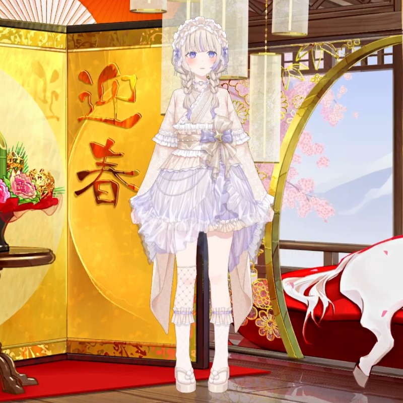 [Deposit Poll] Wetrose Hololive Vtuber Dev_Is ReGLOSS Todoroki Hajime 轰一はじめ New Year Kimono Cosplay Costume コスプレ衣装