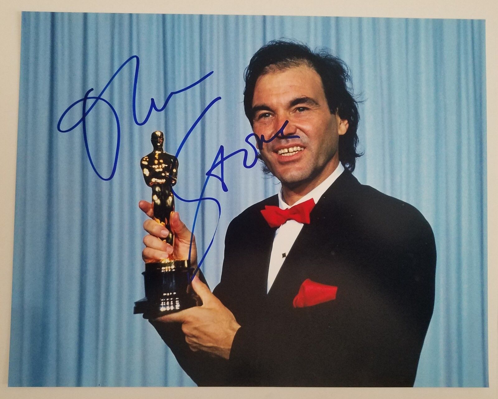 Oliver Stone Signed 11x14 Photo Poster painting Director Platoon Wall Street JFK The Doors RAD