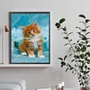 Kitten-Peinture diamant foret rond-30*40cm
