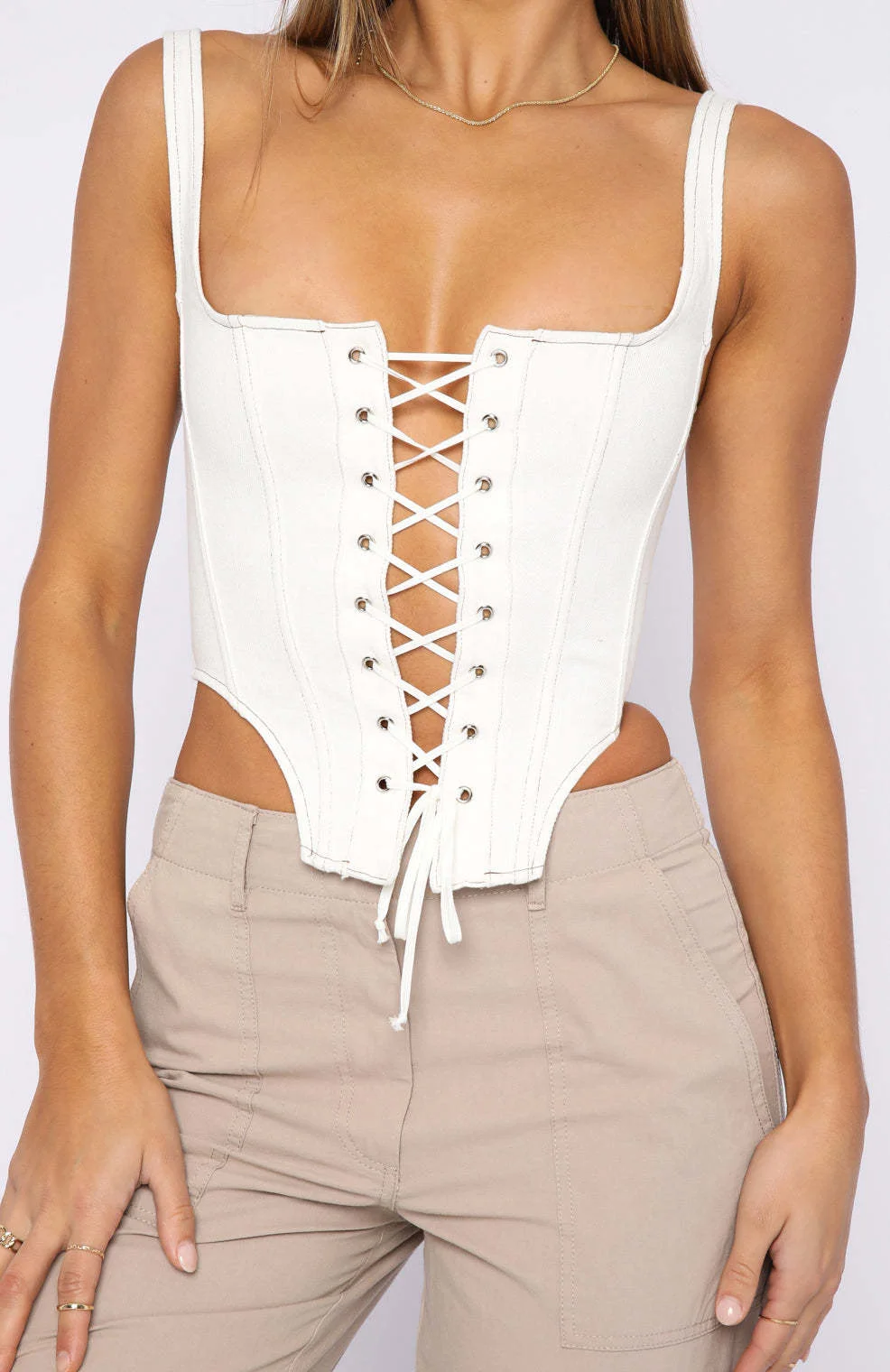 Ueong Women's Summer Temperament Waist Wipe Chest Sleeveless Short Waist Sexy Strap Vest Top Women