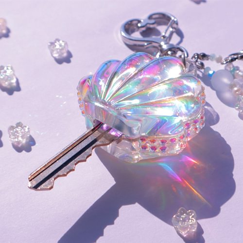 Key Case Silicone Mirror Cat Claw