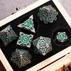 Metal DND Dice Set Dungeons & Dragons Dice Set Polyhedron for RPG Board Games Tabletop Game Accessories