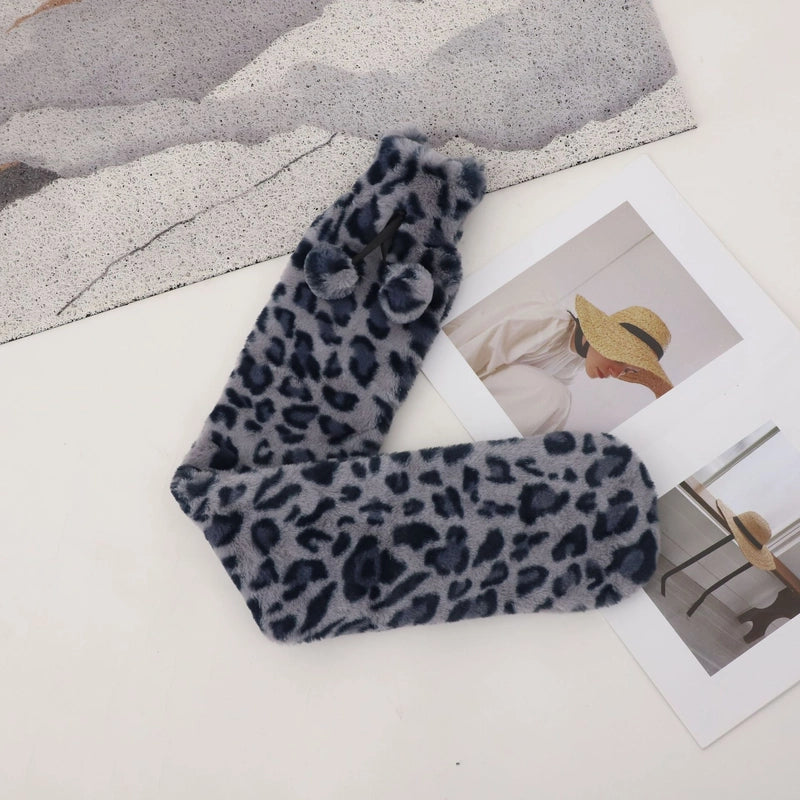 Hot Water Bag Spot BS Cartoon Warm Water Bag UK Christmas Plush Hand Warmer Long Water Filling Hot Water Bag