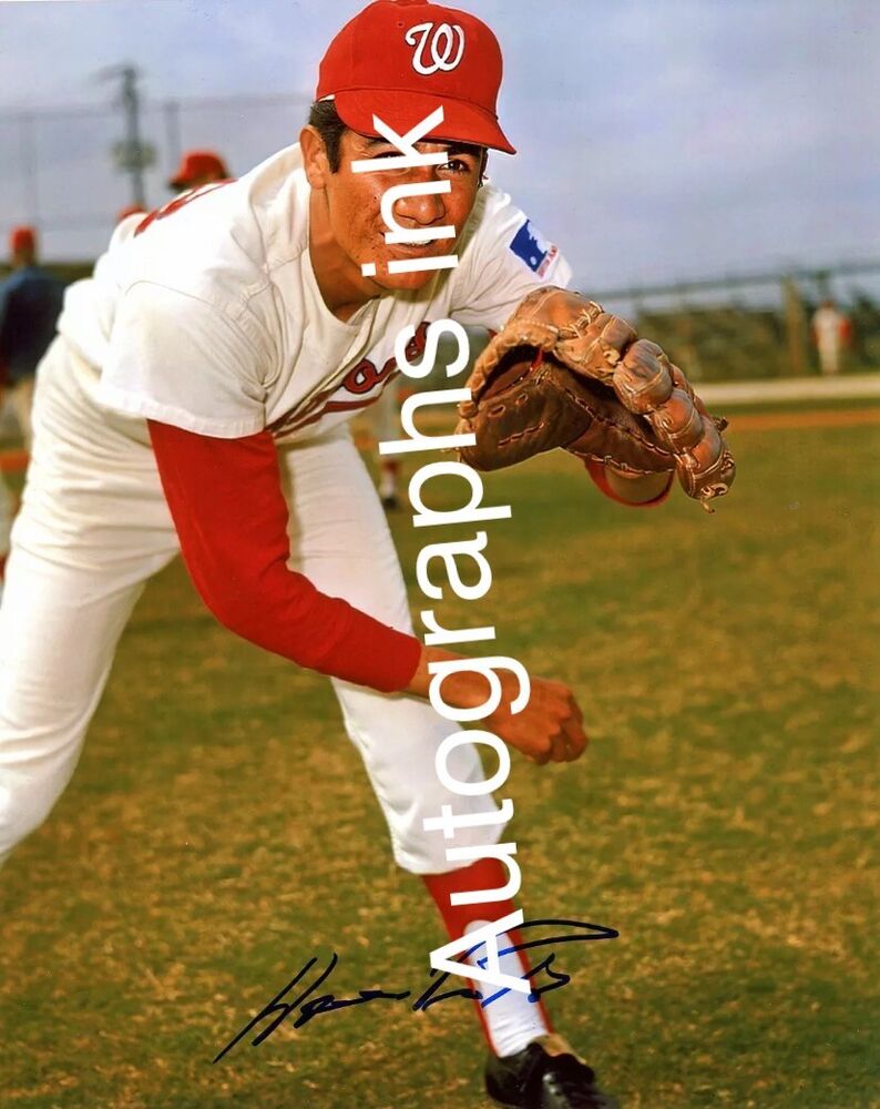 Horacio Pina  Autographed 8x10 Washington Senators  #1