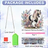 Horse 2D Flat DIY Diamond Art Pendant Special Shape DIY Home Decor Hanging Charm