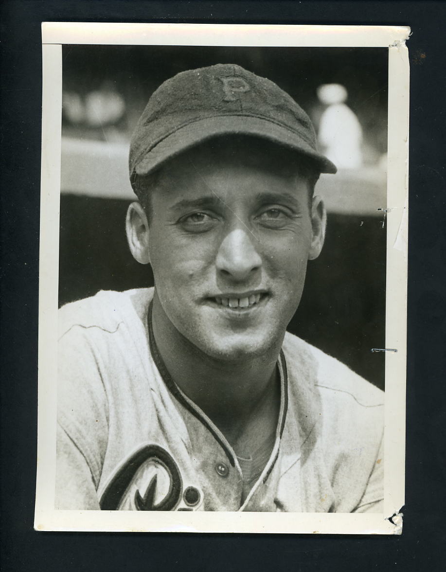 Johnny Rizzo Type 1 Press Photo Poster painting USED for his 1941 Double Play # 123 124 Phillies