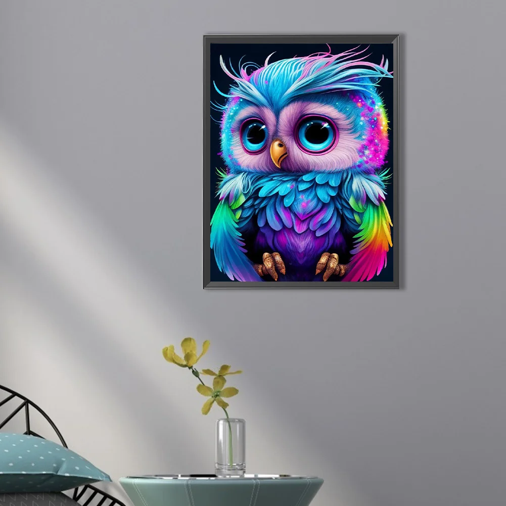 Diamond Painting - Full Round Drill - Owl(30*40cm)