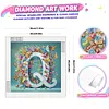 Butterfly Flower Q 5D Partial Drill DIY Diamond Painting Kit 30*30cm