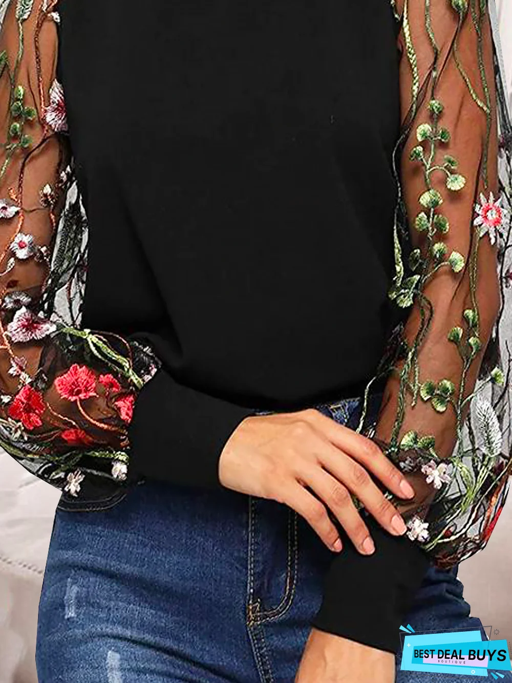 Loose Crew Neck Casual Top