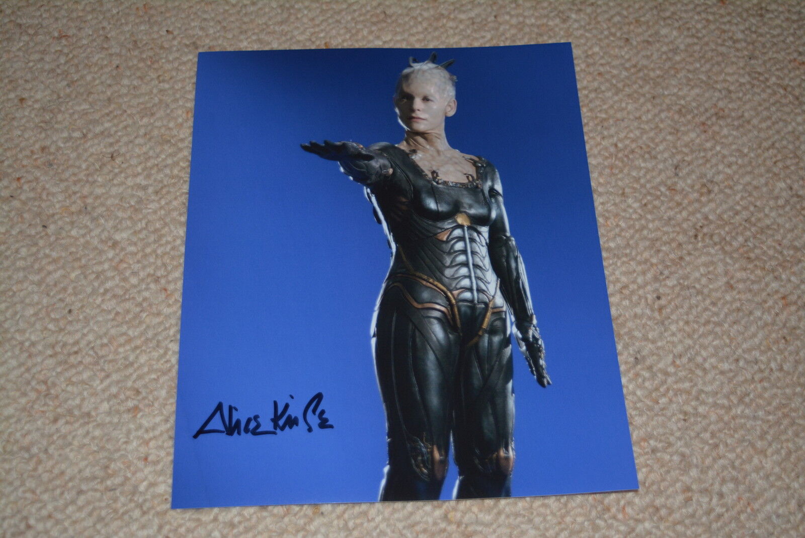 ALICE KRIGE signed autograph In Person 8x10 (20x25cm) STAR TREK
