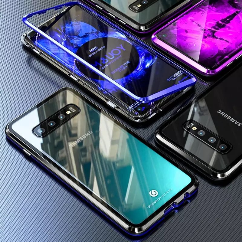 Mutchl Magnetic Tempered Glass Double Sided Phone Case