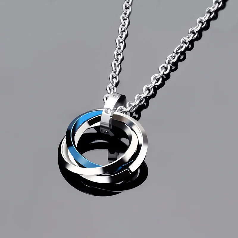 Men's titanium steel necklace