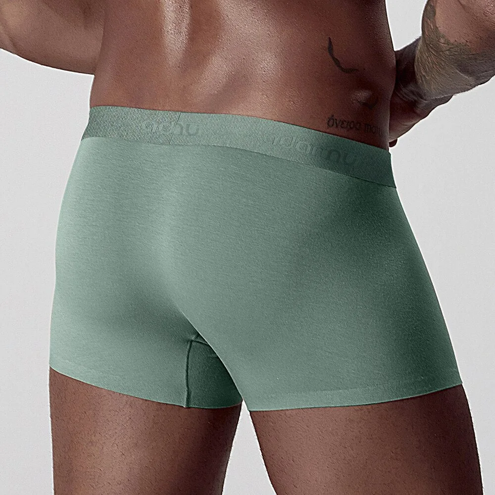 Men's Boxer  Underwear soft long boxershorts Cotton soft Underpants Male Panties 3D Pouch Shorts Under Wear Pants Short