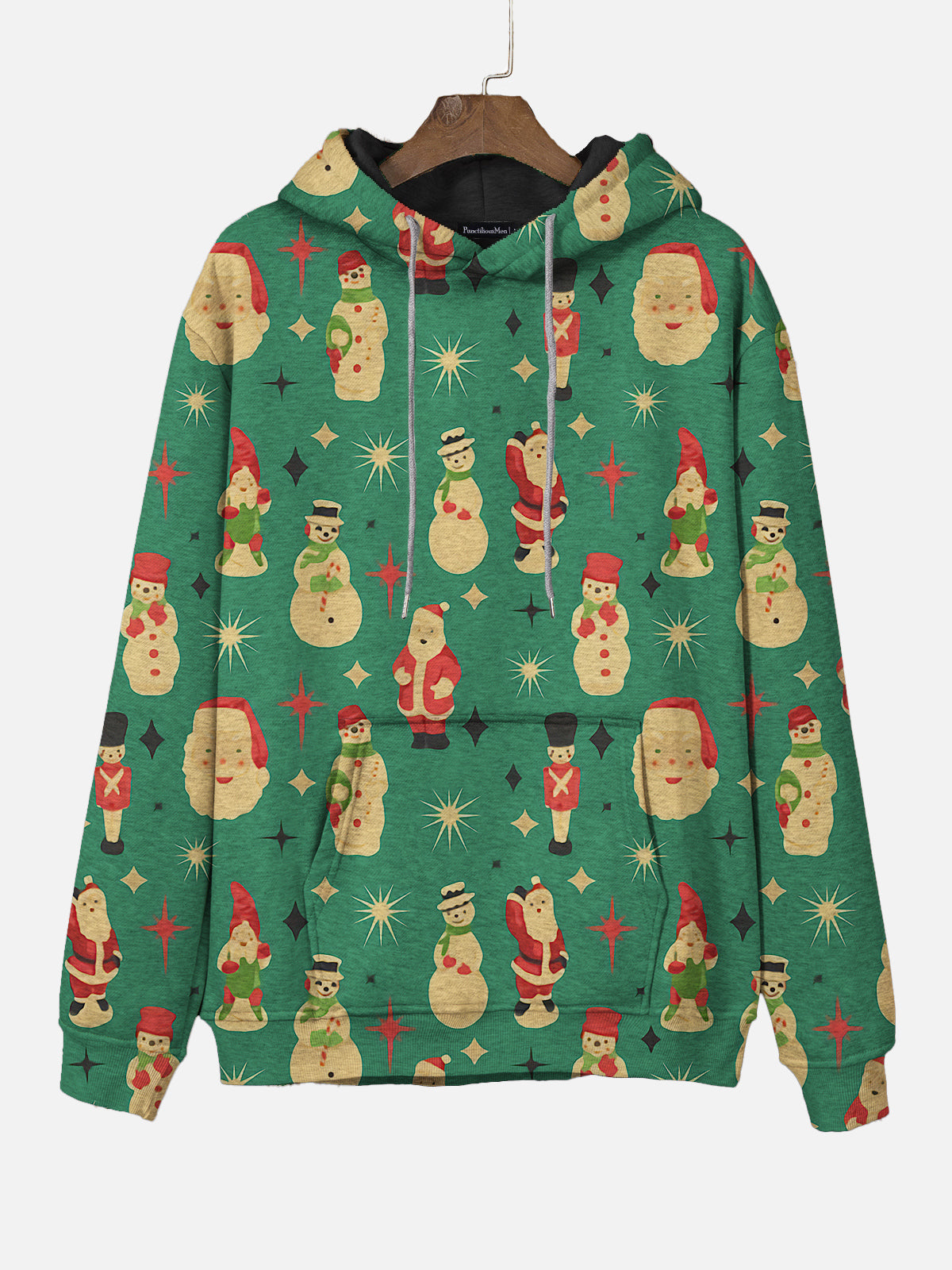 Men's Plus Size Creative Printed Christmas Hoodies PLUSCLOTHESMAN