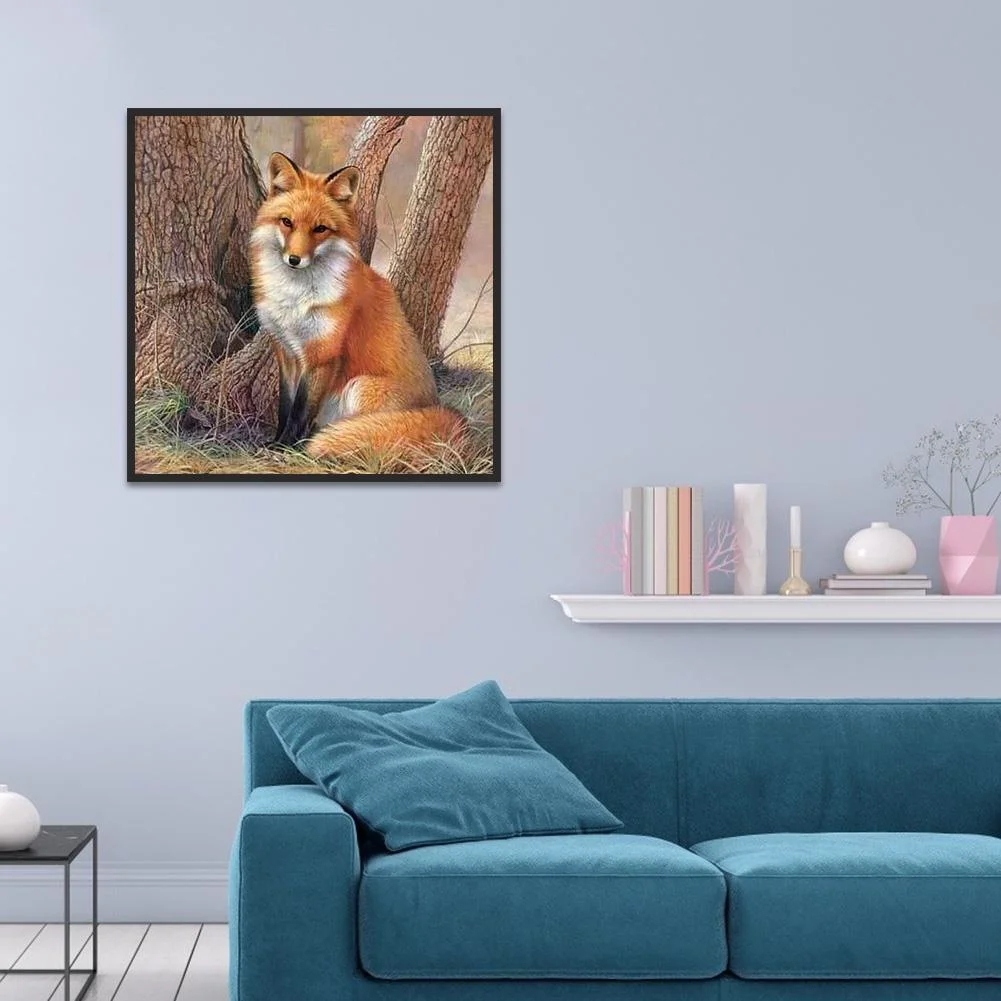 Diamond Painting - Full Round Drill - Fox(30*30cm)