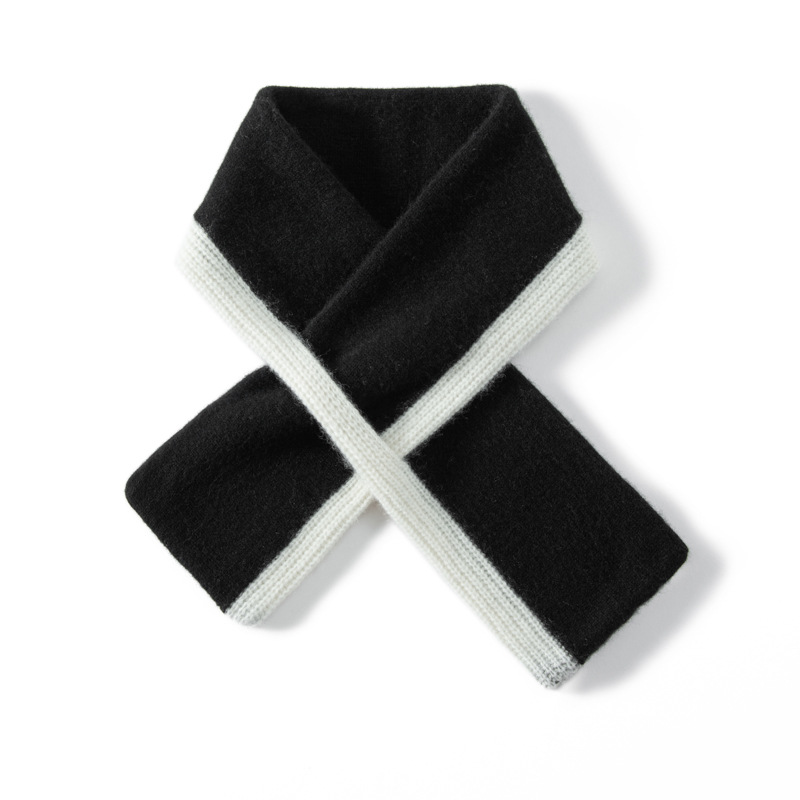 100% Cashmere Neck Scarf Coco Style REAL SILK LIFE