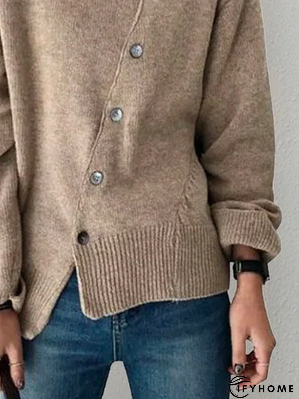 Loose Casual Sweater tunic | IFYHOME