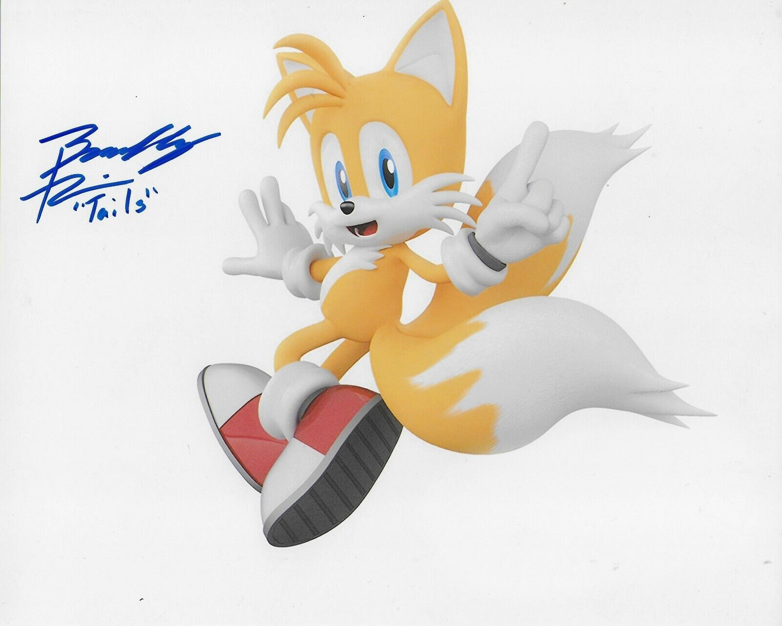 Bradley Pierce Sonic the Hedgehog Original Autographed 8X10 Photo Poster painting #4