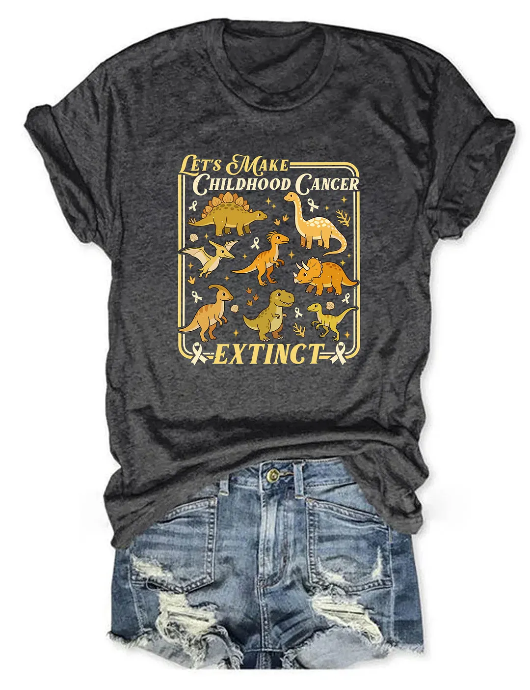 Let's Make Childhood Cancer Extinct T-shirt
