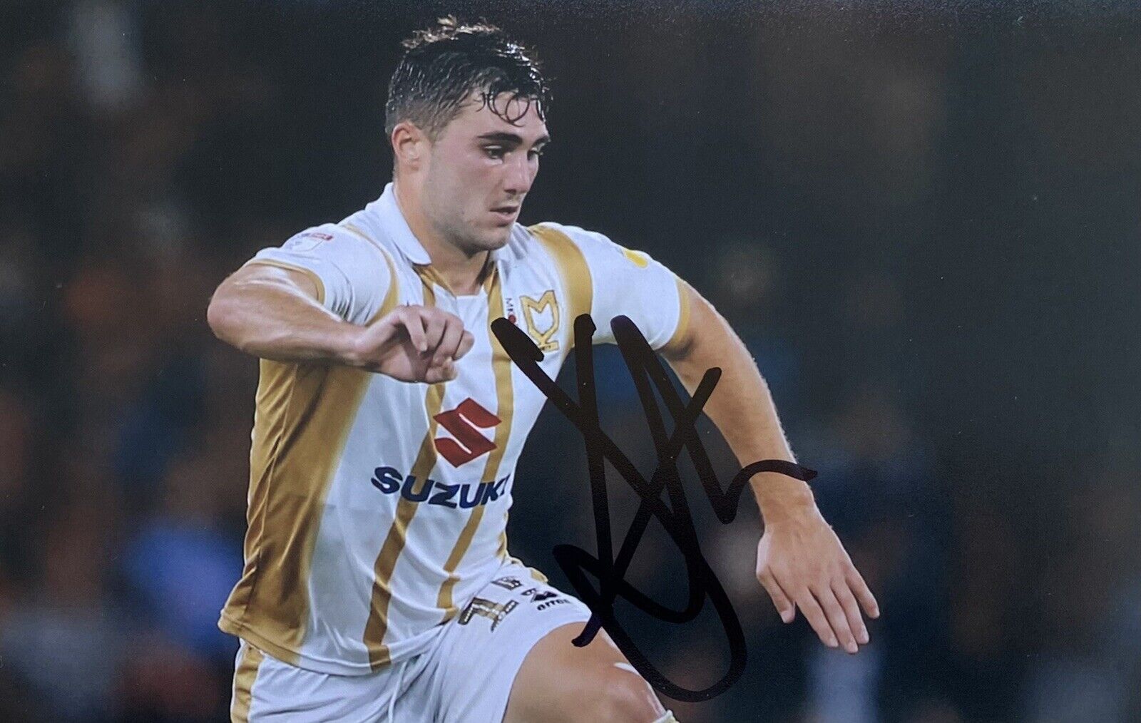 Jordan Moore-Taylor Genuine Hand Signed MK Dons 6X4 Photo Poster painting 2