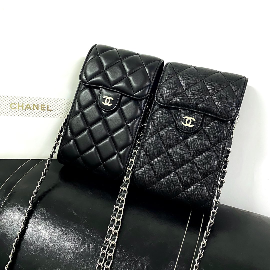 Chanel Luxury Genuine Leather Crossbody Phone Bag Elegant Tote Bag