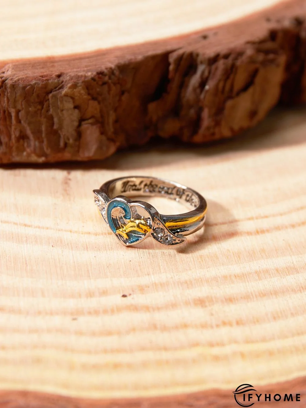 Women Vintage All Season Heart/Cordate Metal Party Rhinestone Rhinestone Vintage Style Ring Ring | IFYHOME