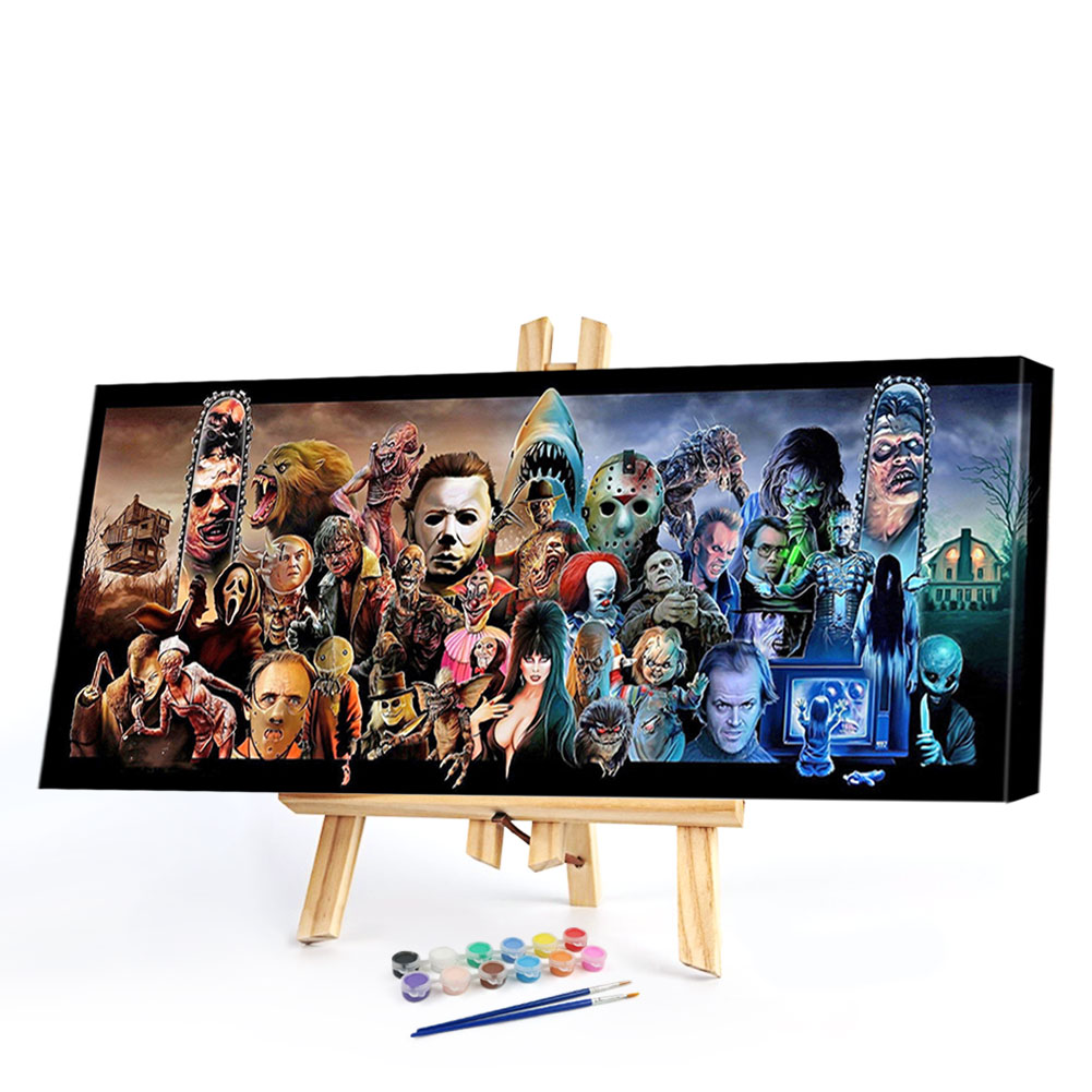

Horror Men - Paint By Numbers - 80*40CM (Big Size), 501 Original