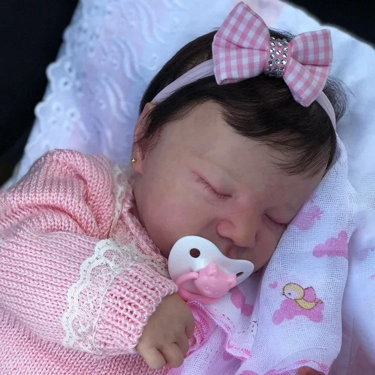 12"&16" Full Body Silicone Bendable Reborn Baby Doll Girl Sonny, Touch Just Like a Real Baby By Dollreborns®