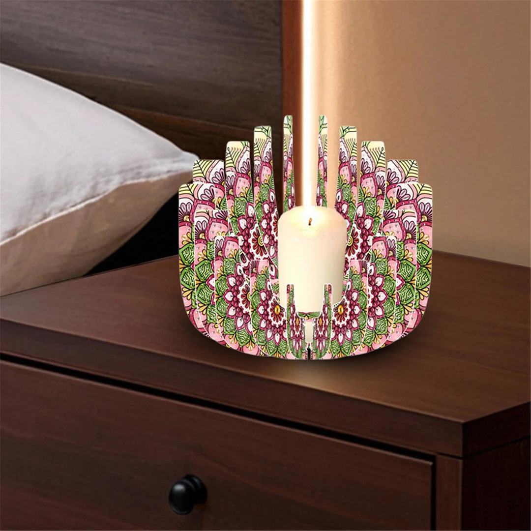 DIY Diamond Art Painting Kits of Candle Holder for Aromatherapy & Home Decor